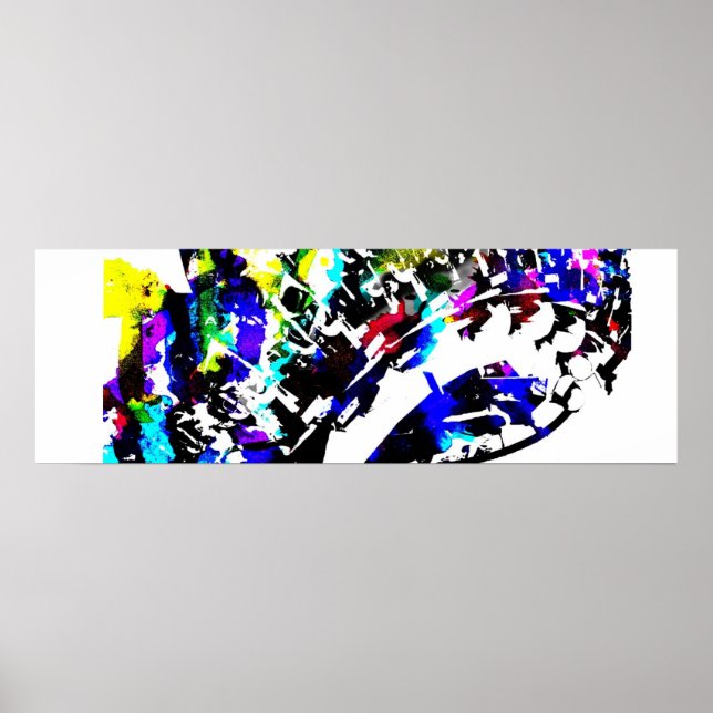 POSTER ROLLERCOSTER MULTICOLOR (Frente)