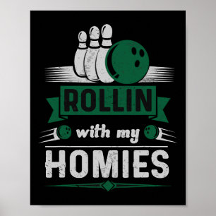 Poster Rollin com minha Boliche 1