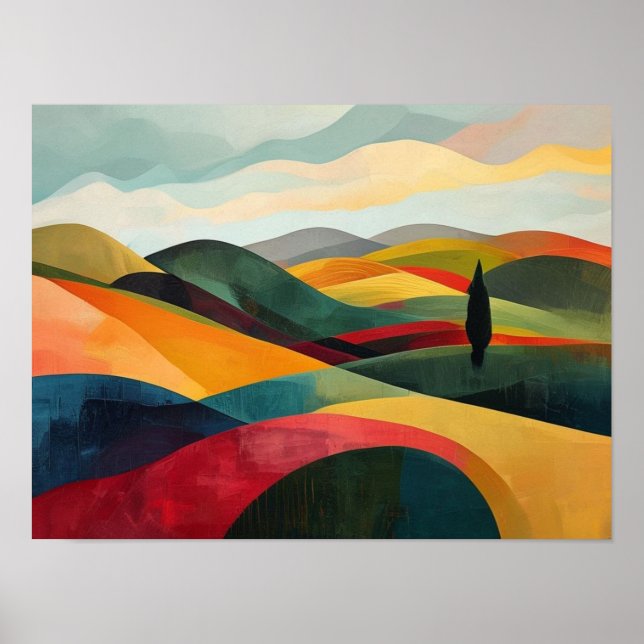 Poster Rolling Chromatic Horizons (Frente)