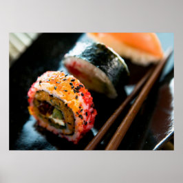 Pôster Rolos de Sushi