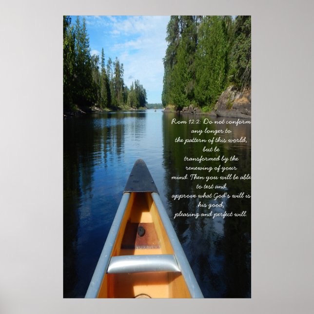 Pôster Rom 12:2 Não estar mais em conformidade (Frente)