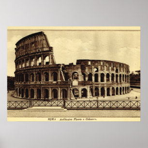 Poster Roma, Colosseum em c. 1900