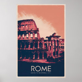Poster Roma - Colosseum & Ruins