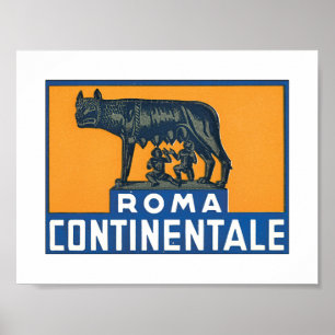 Poster Roma Continentale