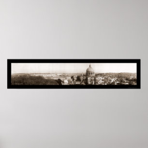 Pôster Roma da foto 1909 do vaticano