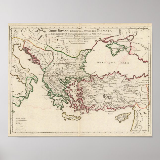 Pôster Roma, Grécia, Turquia (Frente)