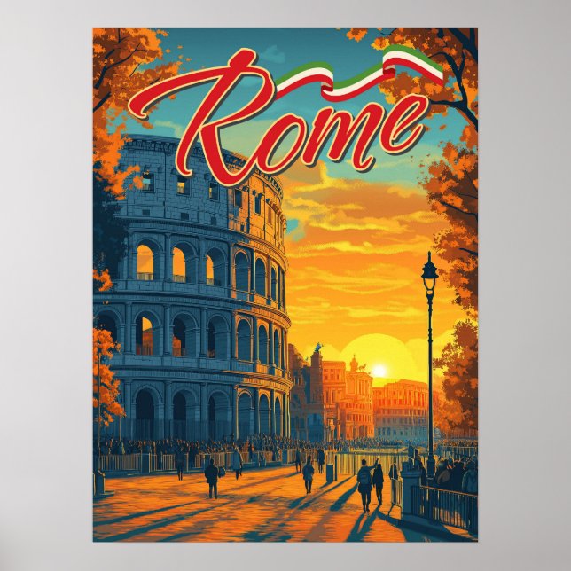 Poster Roma, Itália: Colosseum Adventure Viagem (Frente)