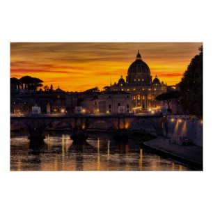 Pôster Roma no Sunset