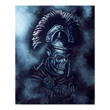 ✪ Roman Centurion Skull Medieval Fantasy Art ✪