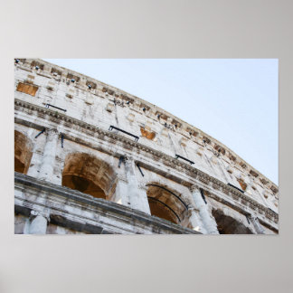 Pôster Roman Coliseum pela manhã