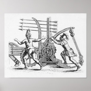 Pôster Roman war machine for firing spears