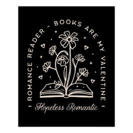 Pôster Romance book ama citações engraçadas de namorados 