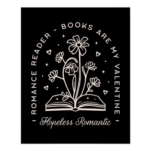 Pôster Romance book ama citações engraçadas de namorados  (Frente)