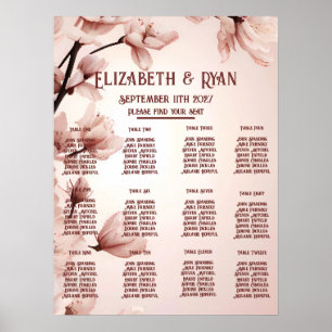 Poster Romance Brilhante: Um Tema De Casamento Floral De