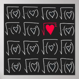 Poster Romance do geek matemático: encontre amor real