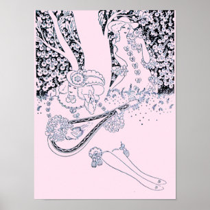 POSTER ROMANCE NO DIA DOS NAMORADOS, AMANTES ROMÂNTICOS N