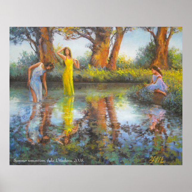 Pôster Romanismo de verão. (Frente)