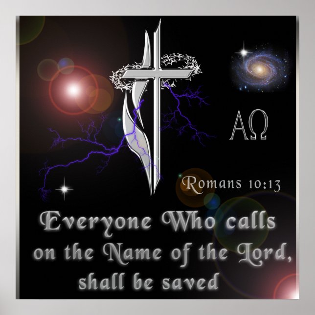Poster romanos 10:13 (Frente)