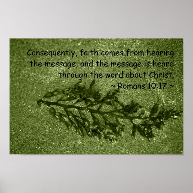 Poster Romanos 10:17 (Frente)
