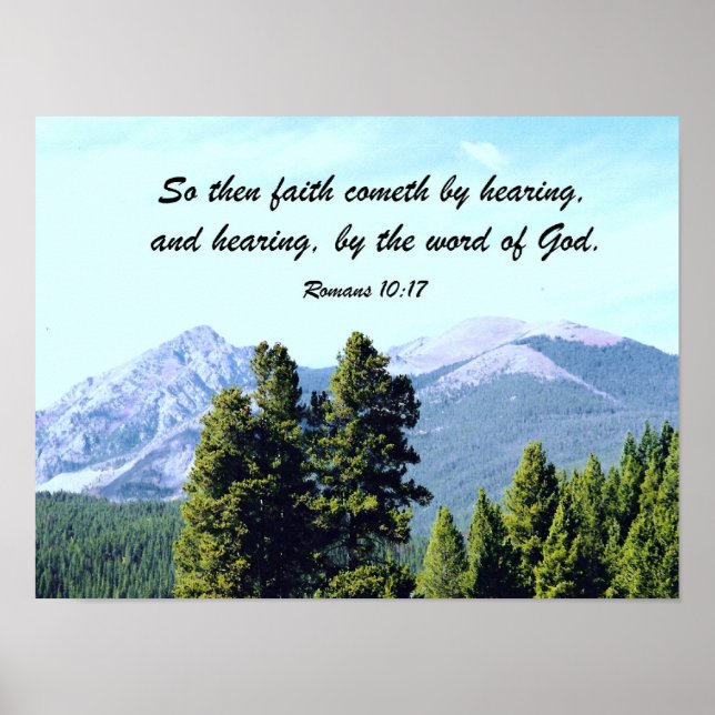 Poster Romanos 10:17 (Frente)
