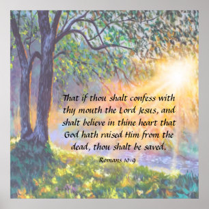 Poster Romanos 10:9