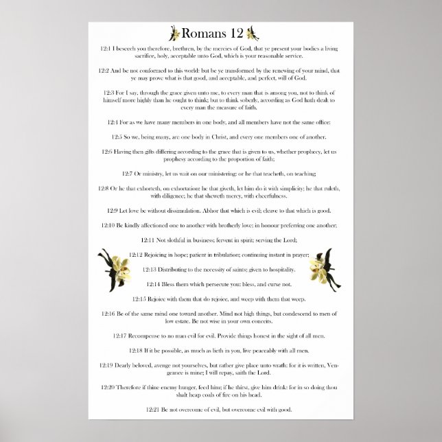 Poster Romanos 12 (Frente)