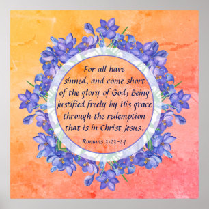 Poster Romanos 3:23-24