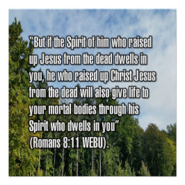 Pôster Romanos 8:11 WEBU