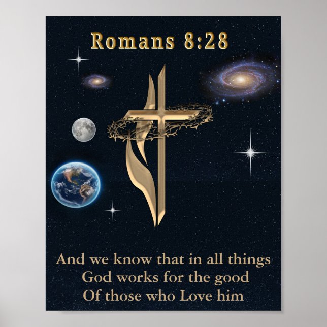 Poster Romanos 8:28 (Frente)