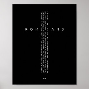 Poster Romanos 8:28 Arte Cruzada