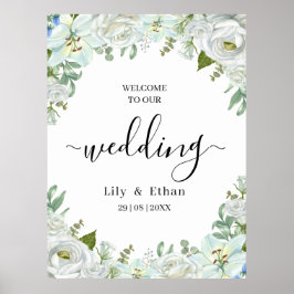 Poster Romantic Watercolor Wedding
