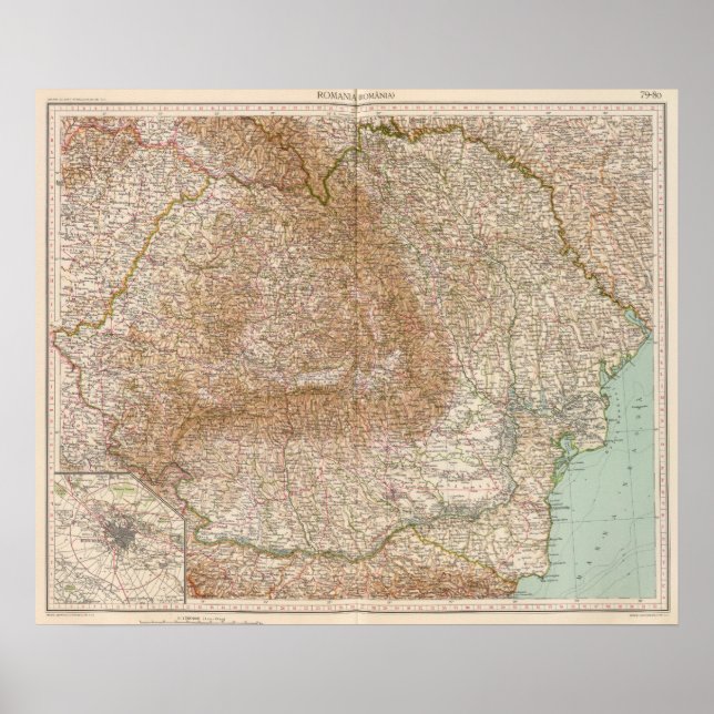 Pôster Romênia 7980 (Frente)