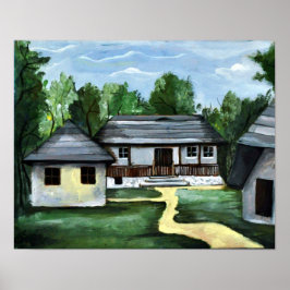 Pôster Romênia - Casa Russa da Transilvânia