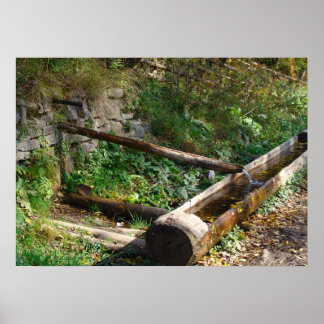 Pôster Romênia, Moldávia, Água nas montanhas