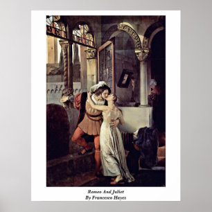 Pôster Romeo e Juliet por Francesco Hayez
