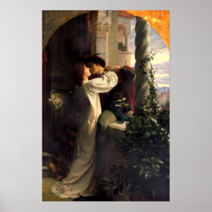 Poster Romeu e Julieta por Frank Dicksee