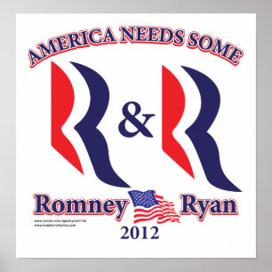 Pôster Romney e Ryan