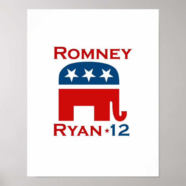 POSTER ROMNEY RYAN 2012 GOP (Frente)