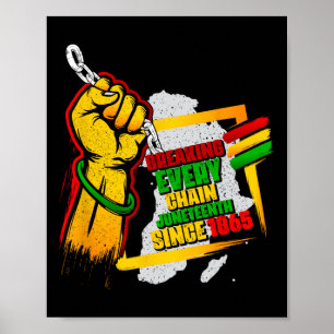 Poster Rompendo Todas as Correntes Desde 1865 Mês da Hist