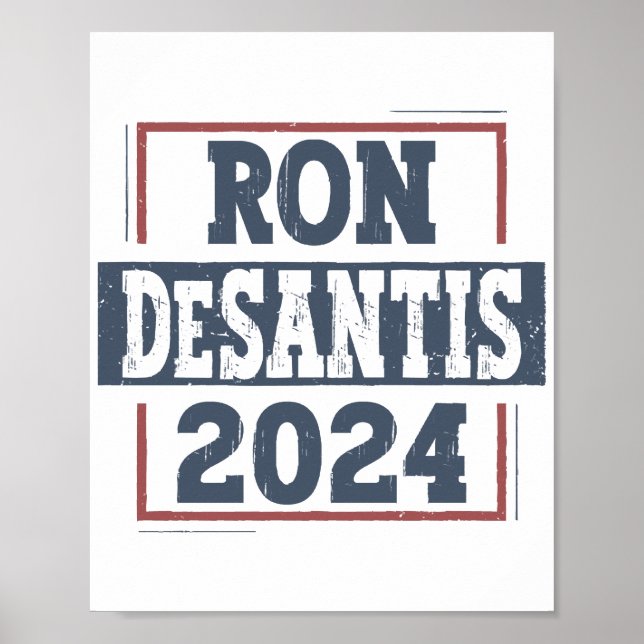 Poster Ron DeSantis 2024 (Frente)
