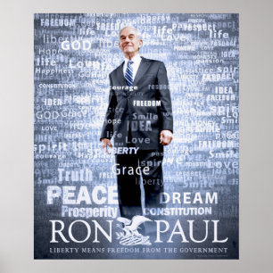 Pôster Ron Paul para sempre