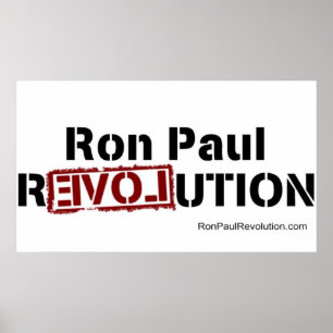 Pôster Ron Paul Revolution