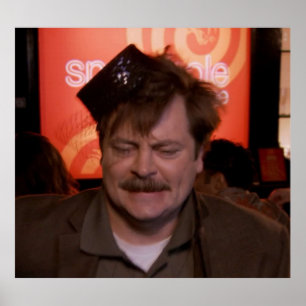 Poster Ron Swanson Dancing