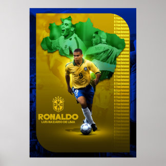 Poster Ronaldo "O Fenômeno" Legend Tribute