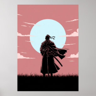 Poster Ronin Anime Minimalista