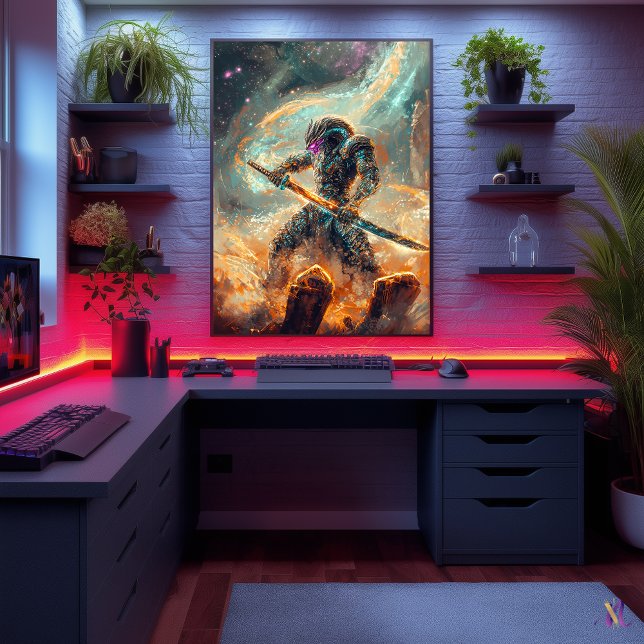 Poster Ronin Galáctico - A lâmina Cósmica (Criador carregado)