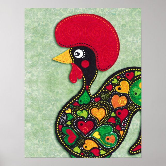 Poster Rooster of Portugal (Frente)