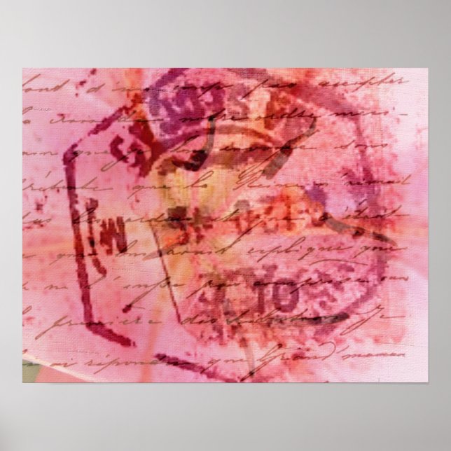 Pôster Rosa (Frente)