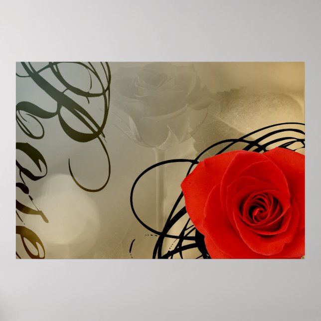 Pôster Rosa (Frente)