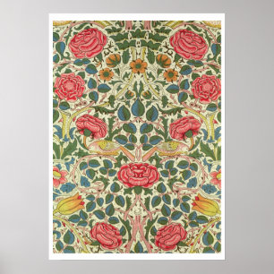 Pôster "Rosa", 1883 (algodão impresso)